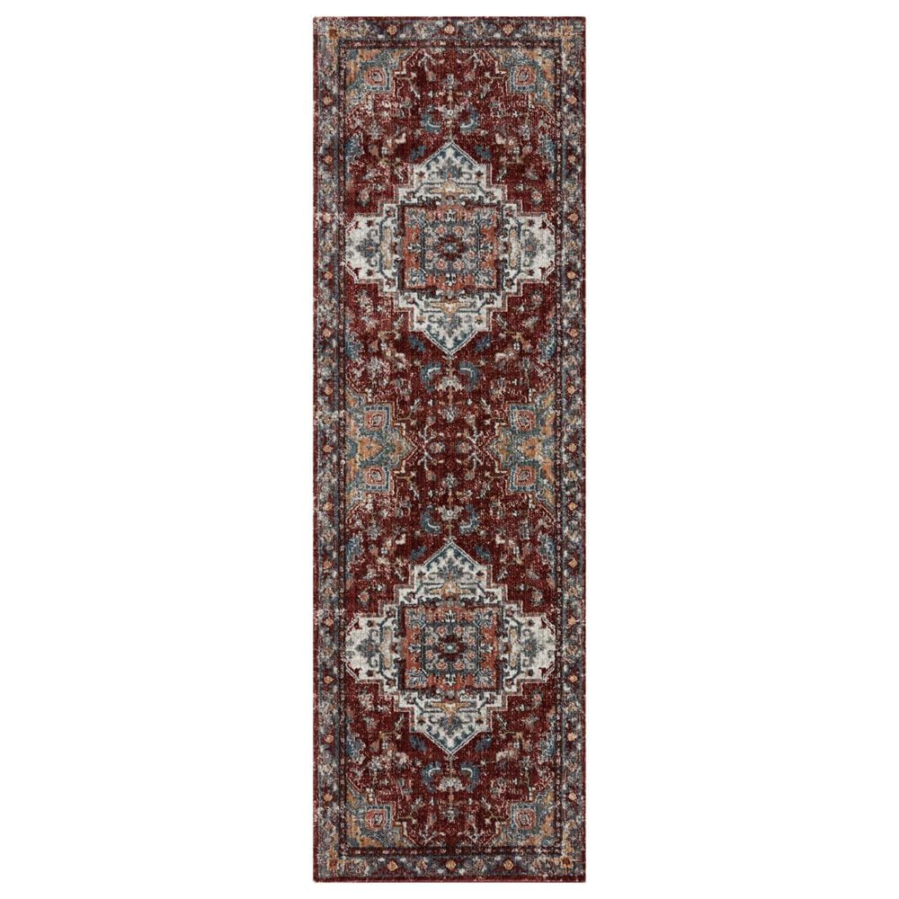 Loloi II Samra SAM-10 2"7" x 10" Brick and Grey Runner, , large