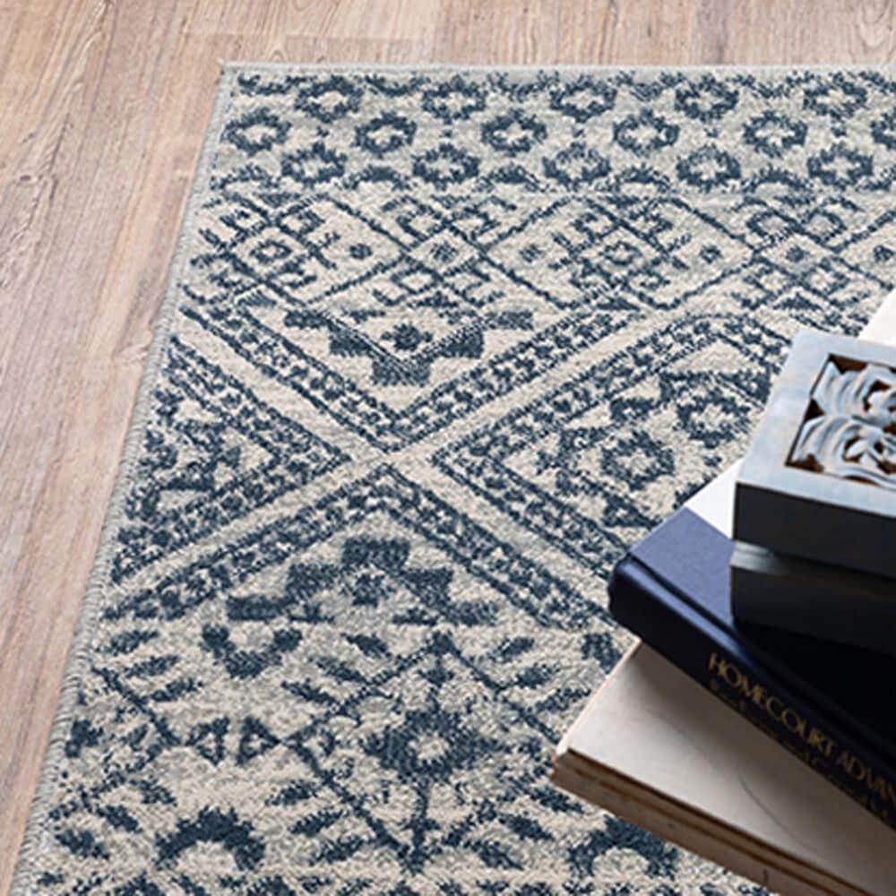 Oriental Weavers BransonBR02A 7&#39;10&quot; x 10&#39; Blue and Beige Area Rug, , large
