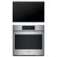 Bosch Benchmark 2-Piece Kitchen Package with Stainless Steel 4.6 Cu. Ft. Single Wall Oven and Black 30" Electric Cooktop, , large