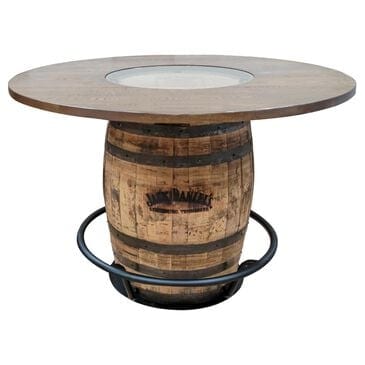 Fleming Furniture Co. Whiskey Barrel Table in Caramel, , large