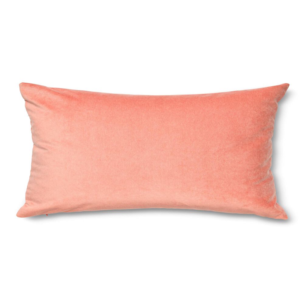 Ann Gish Fresco Velvet Throw Pillow in Rhubarb, , large