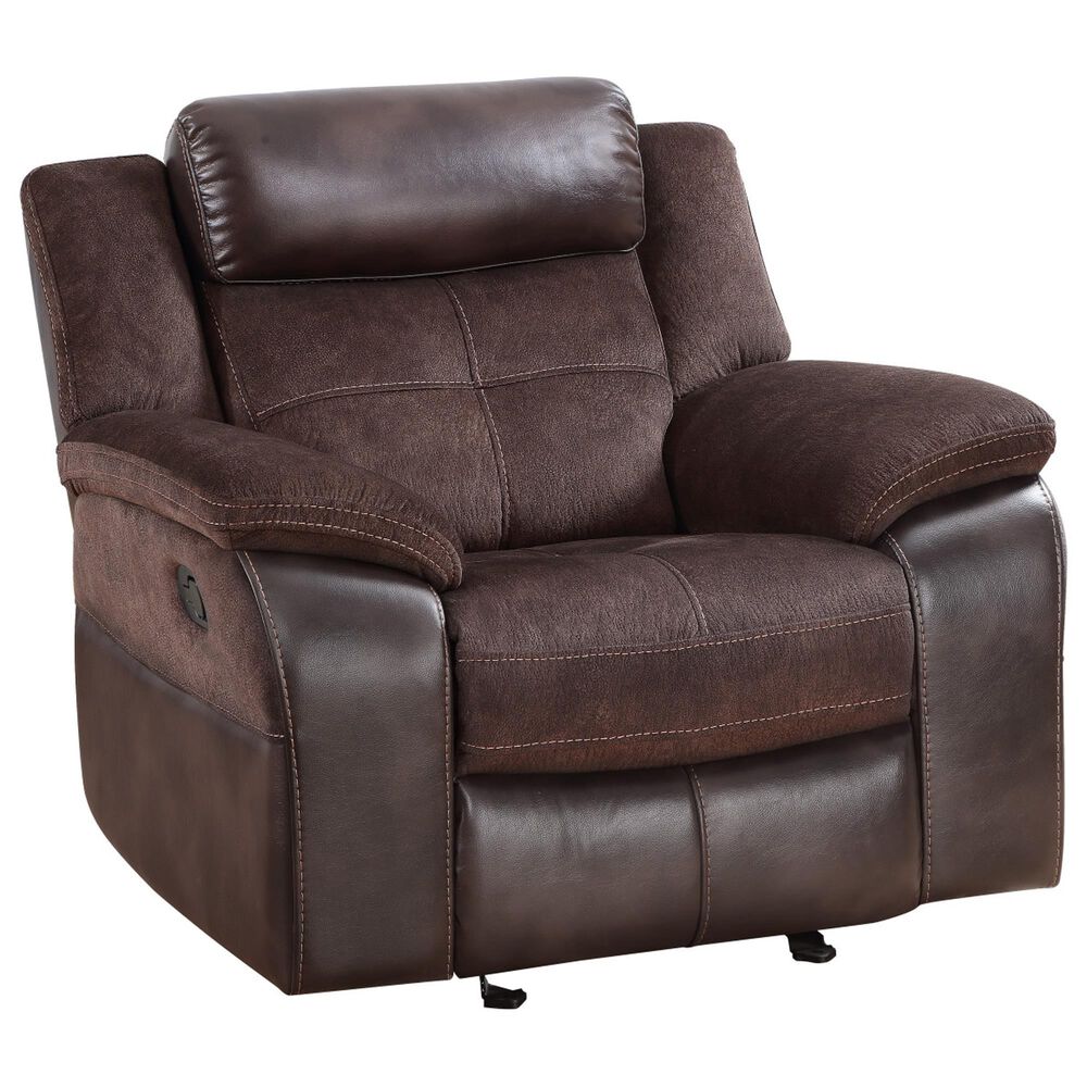 Steve Silver Pueblo Manual Recliner Chair in Coffee, , large