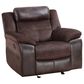 Steve Silver Pueblo Manual Recliner Chair in Coffee, , large