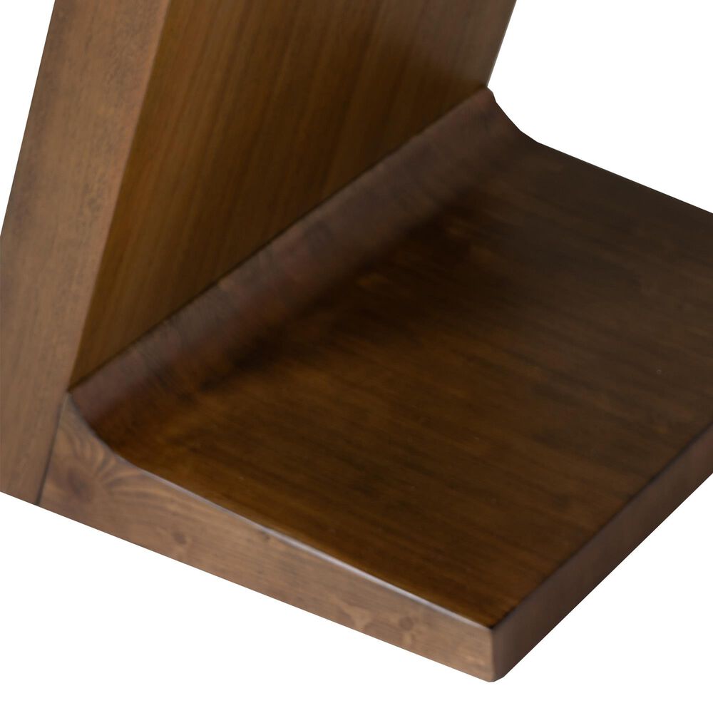 Linon Home Decor Callahan Dining Table with Leaf in Brown - Table Only, , large