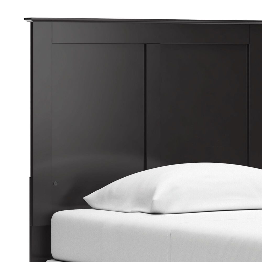 Ashley Maribel Twin Panel Bed in Black, , large