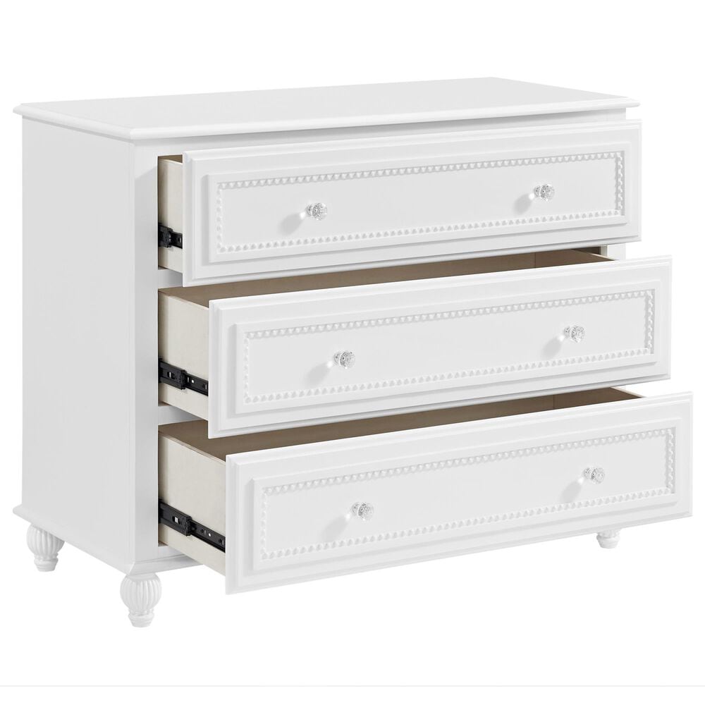 Oxford Baby Briella 3-Drawer Dresser in White, , large