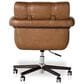 Four Hands Allston Desk Chair in Mocha Ash and Polished Aluminum, , large