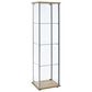Coaster Bellatrix Curio Cabinet in Mango, Clear and Sandy Black, , large
