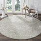 Safavieh Evoke EVK270Z-5R 5"1" Round Silver/Ivory Area Rug, , large