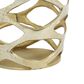 Maple and Jade 39" Tall Cutout Geometric Decorative Vase in Satin Gold, , large