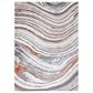 Safavieh Cyrus Shag CYR134F CYRUS SHAG 3" x 5" Grey and Rust Area Rug, , large