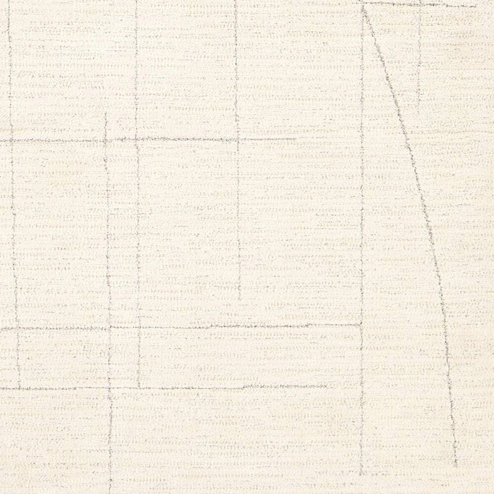 Jaipur Ziyad Lioum 2&#39; x 3&#39; Whitecap Gray, Rainy Day, White Swan and Fallen Rock Area Rug, , large