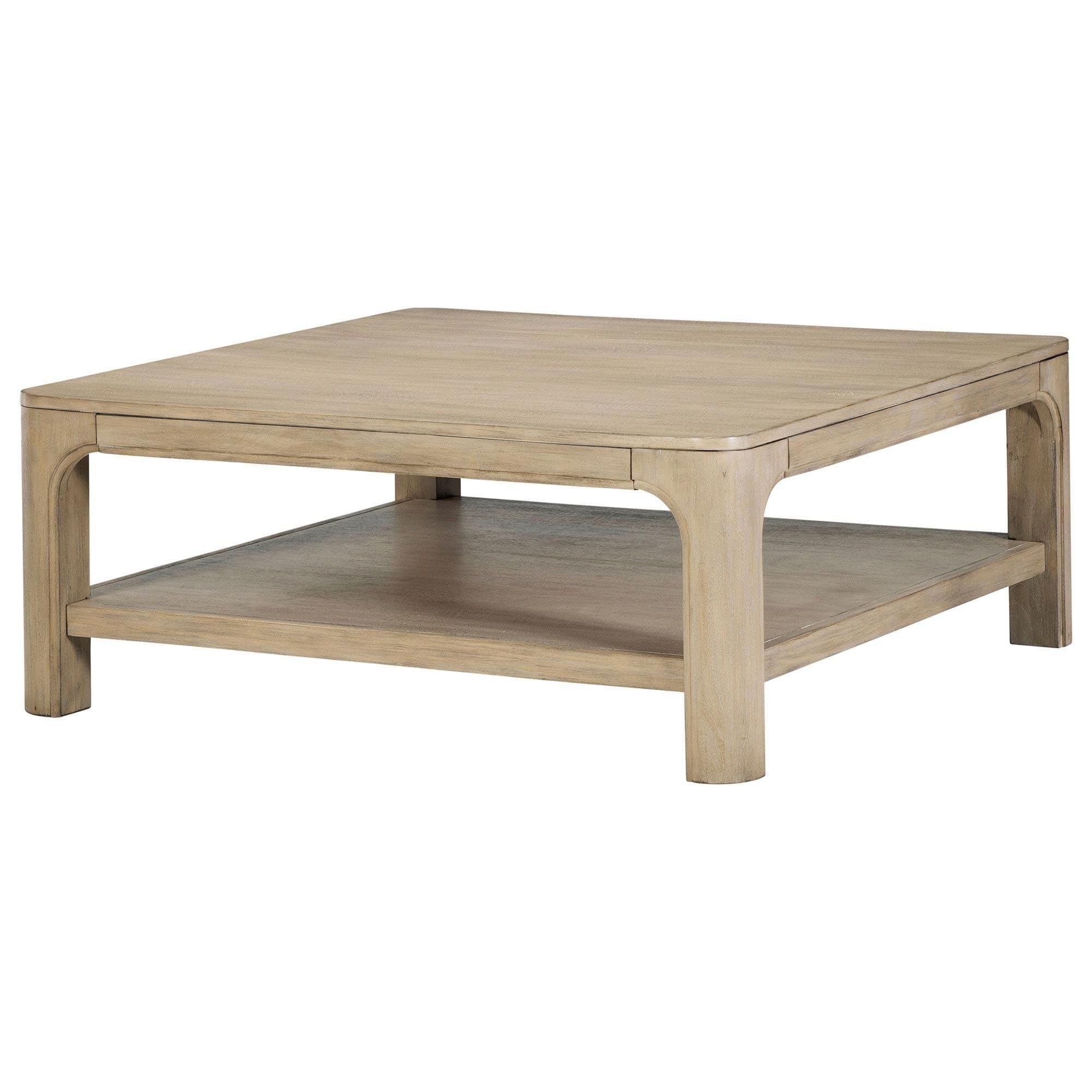 Pacific Landing Solano Square Coffee Table in Weathered Mango