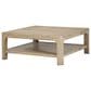 Pacific Landing Solano Square Coffee Table in Weathered Mango, , large
