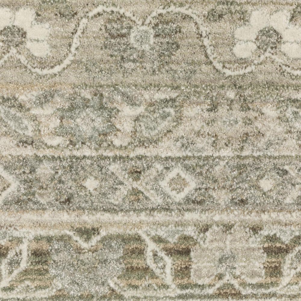 Oriental Weavers Keaton KEA08 Beige and Green 2'3" x 7'6" Runner, , large