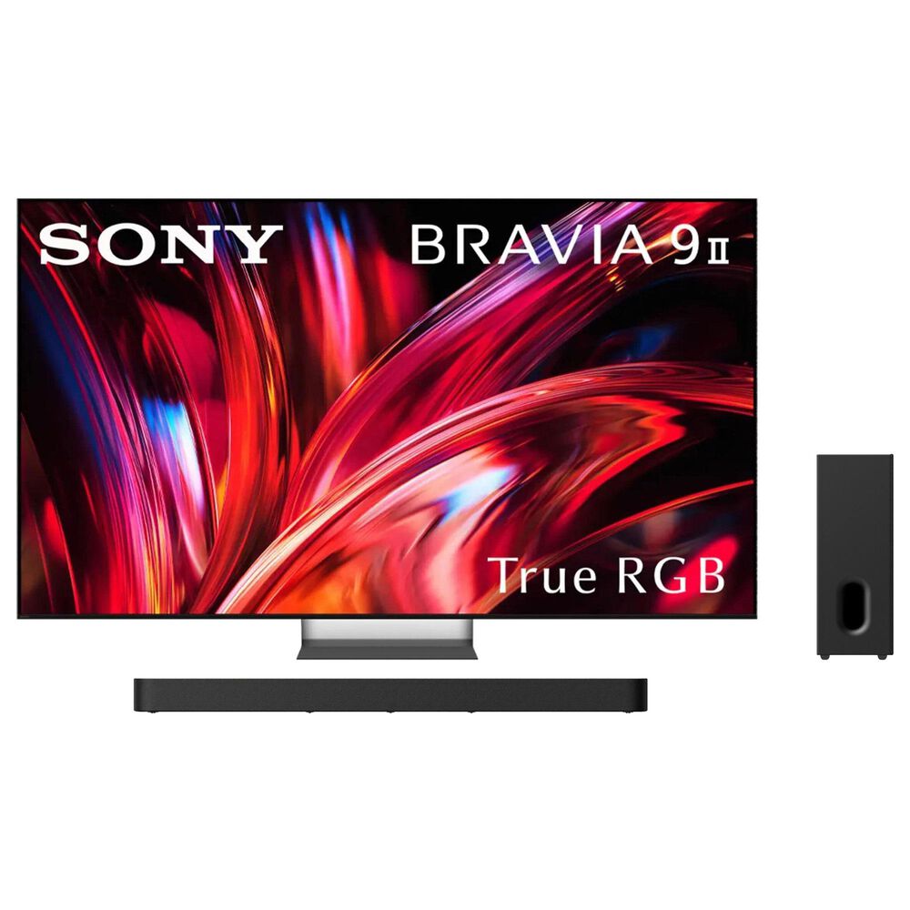 Sony 75" Class Bravia 9 II True RGB 4K HDR - Smart Google TV with Theater Bar 7 Soundbar and Sub 7 Wireless Subwoofer in Black, , large