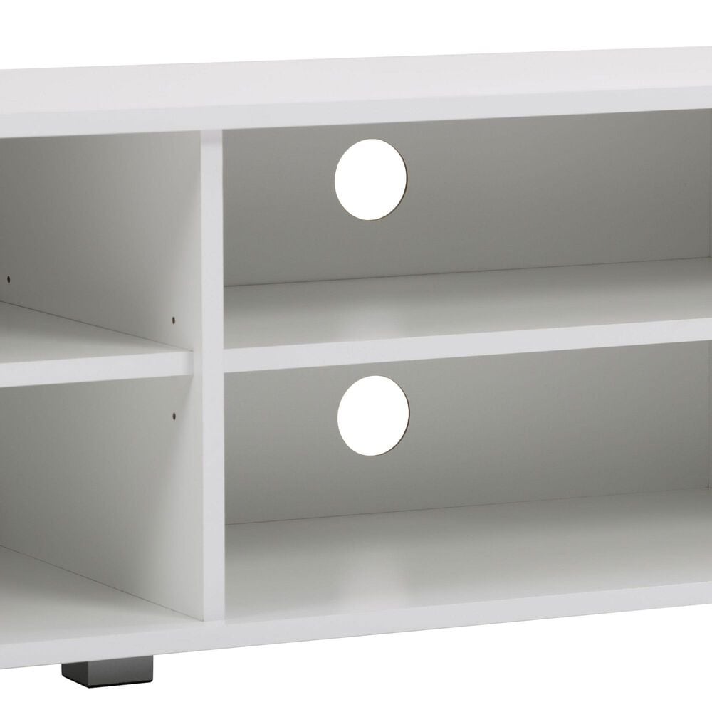 CorLiving Hollywood TV Stand in White, , large