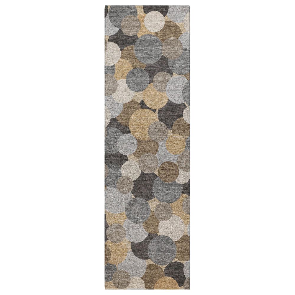 Dalyn Rug Company Kenner Gray 2"3" x 7"6" Indoor/Outdoor Runner, , large
