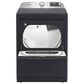 Maytag 5.3 Cu. Ft. Smart Pet Pro Top Load Impeller Washer and 7.4 Cu. Ft. Electric Smart Top Load Dryer Laundry Pair in Midnight Steel, , large
