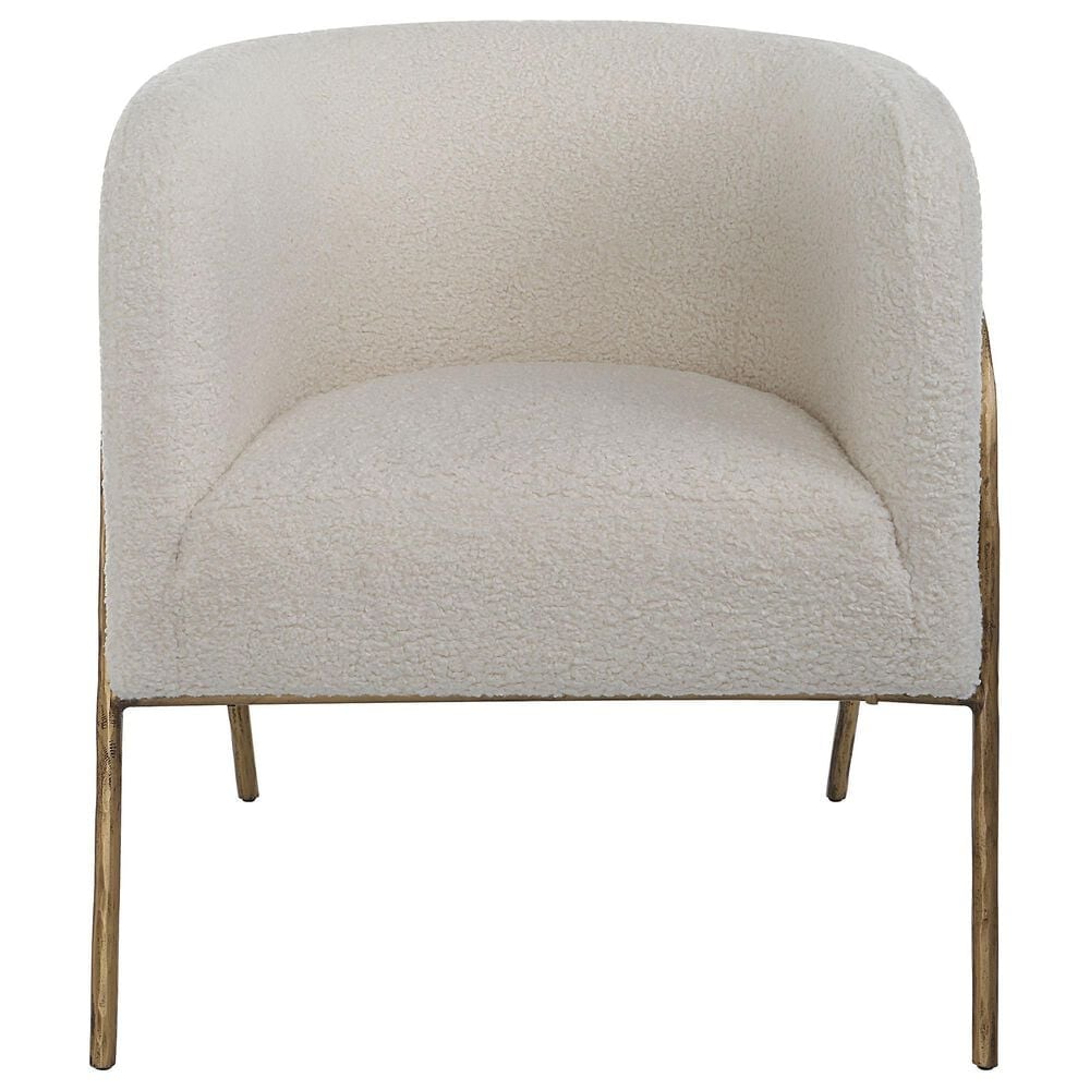 Uttermost Jacobsen Accent Chair in Off White, , large