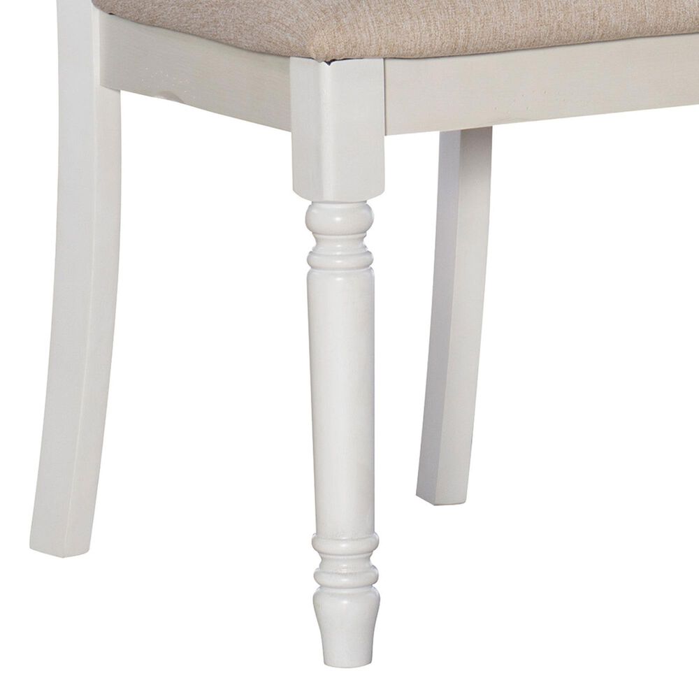 Linon Home Decor Willow Side Chair in Vanilla White, , large