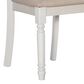 Linon Home Decor Willow Side Chair in Vanilla White, , large