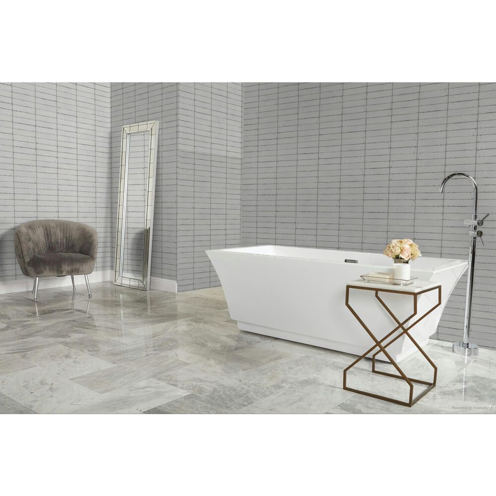 Dal-Tile Iridescent Isles Seashell 2" x 9" Porcelain Tile, , large