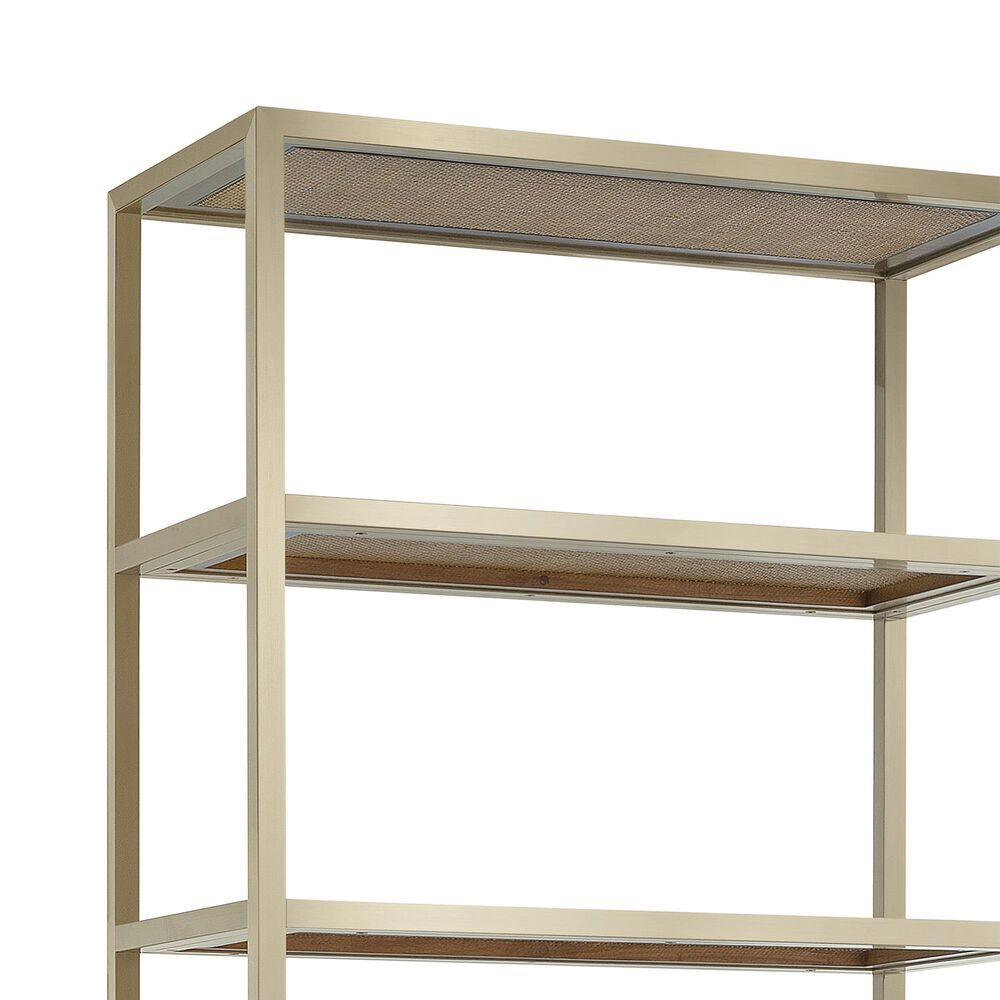Hooker Furniture Melange 5-Shelf Raising Cane Etagere in Silver, , large