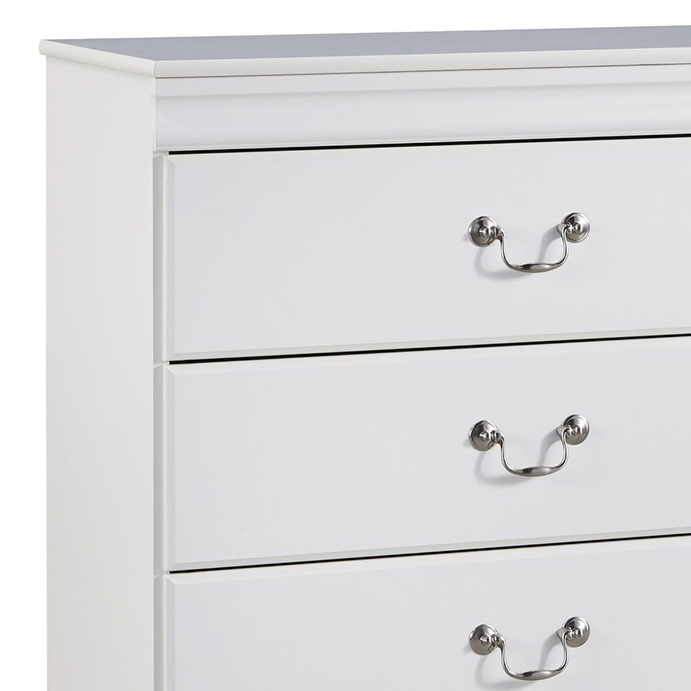 Ashley Anarasia 4-Piece Queen Bedroom Set in White, , large
