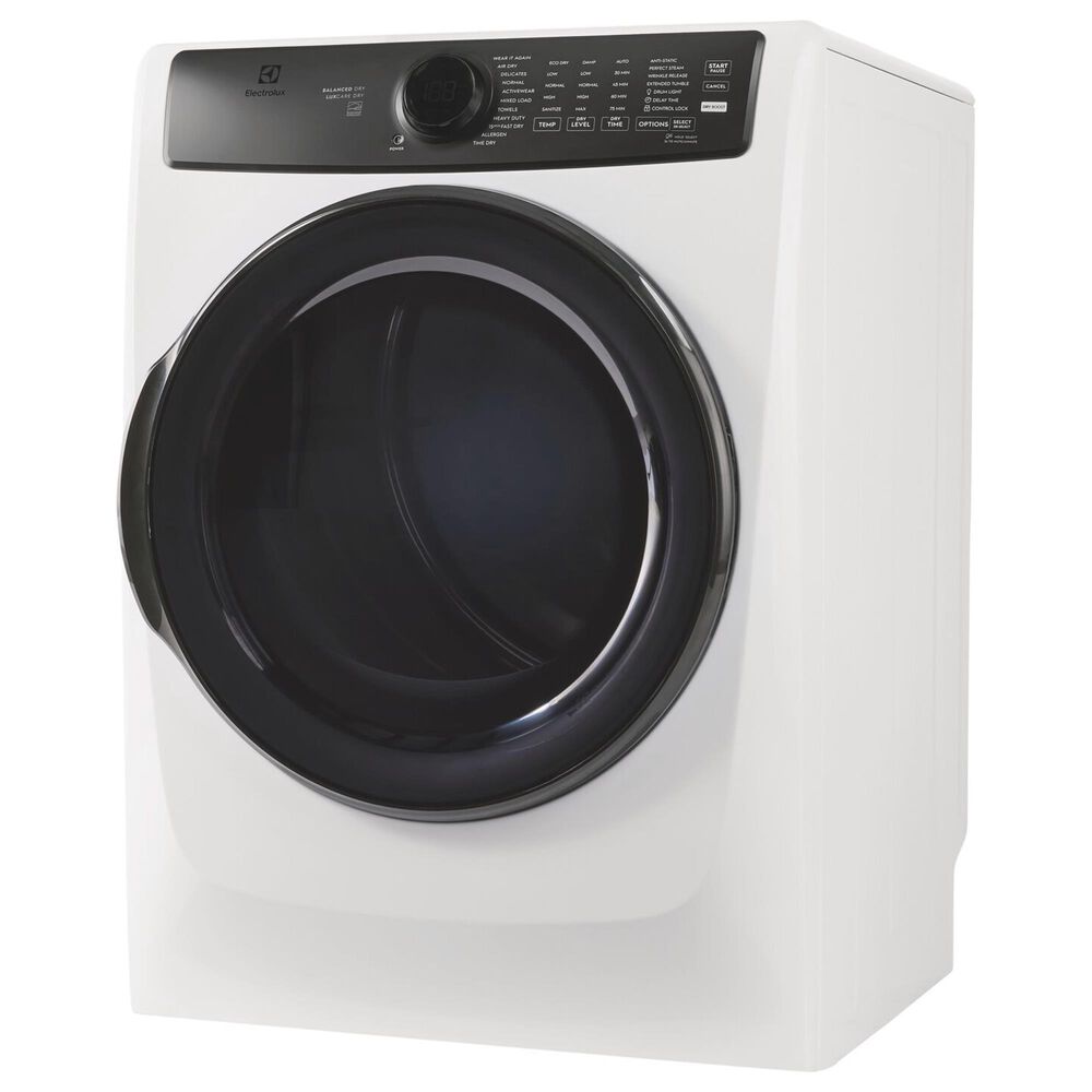 Electrolux 4.5 Cu. Ft. Front Load Washer and 8.0 Cu. Ft. Electric Dryer in Matte White, , large