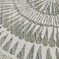 Central Oriental Santorini Colourscape Amiri Green and Ecru 7"10" x 9"10" Indoor/Outdoor Area Rug, , large