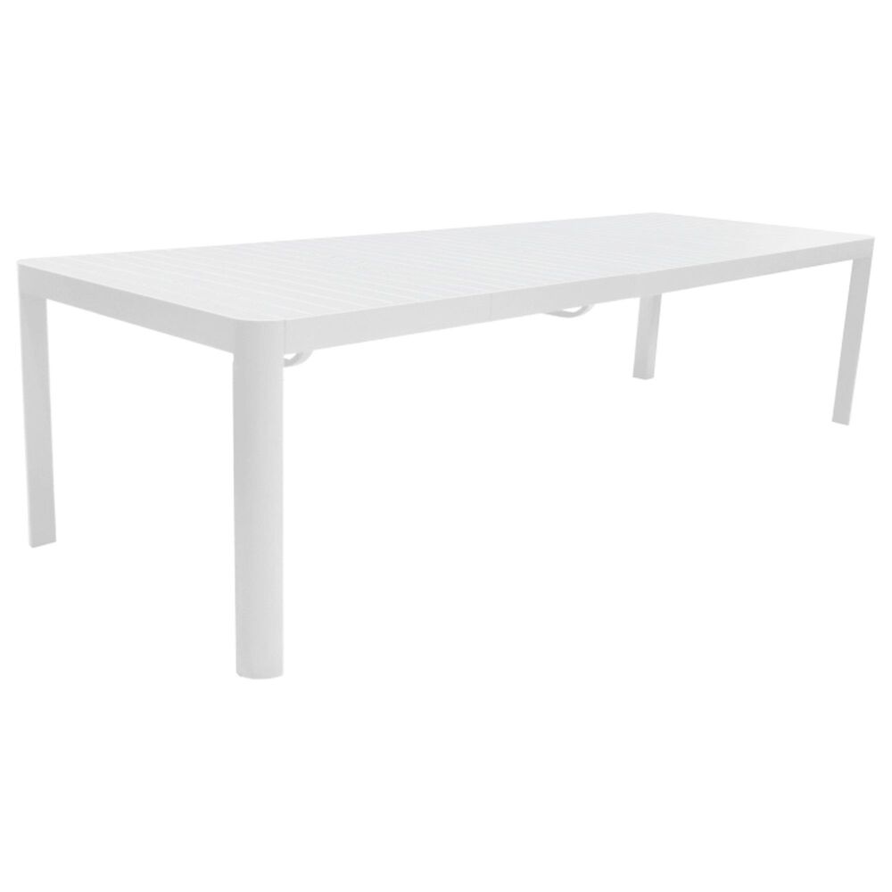 International Home Miami Ures 11-Piece Rectangular Extendable Patio Dining Set in White, , large