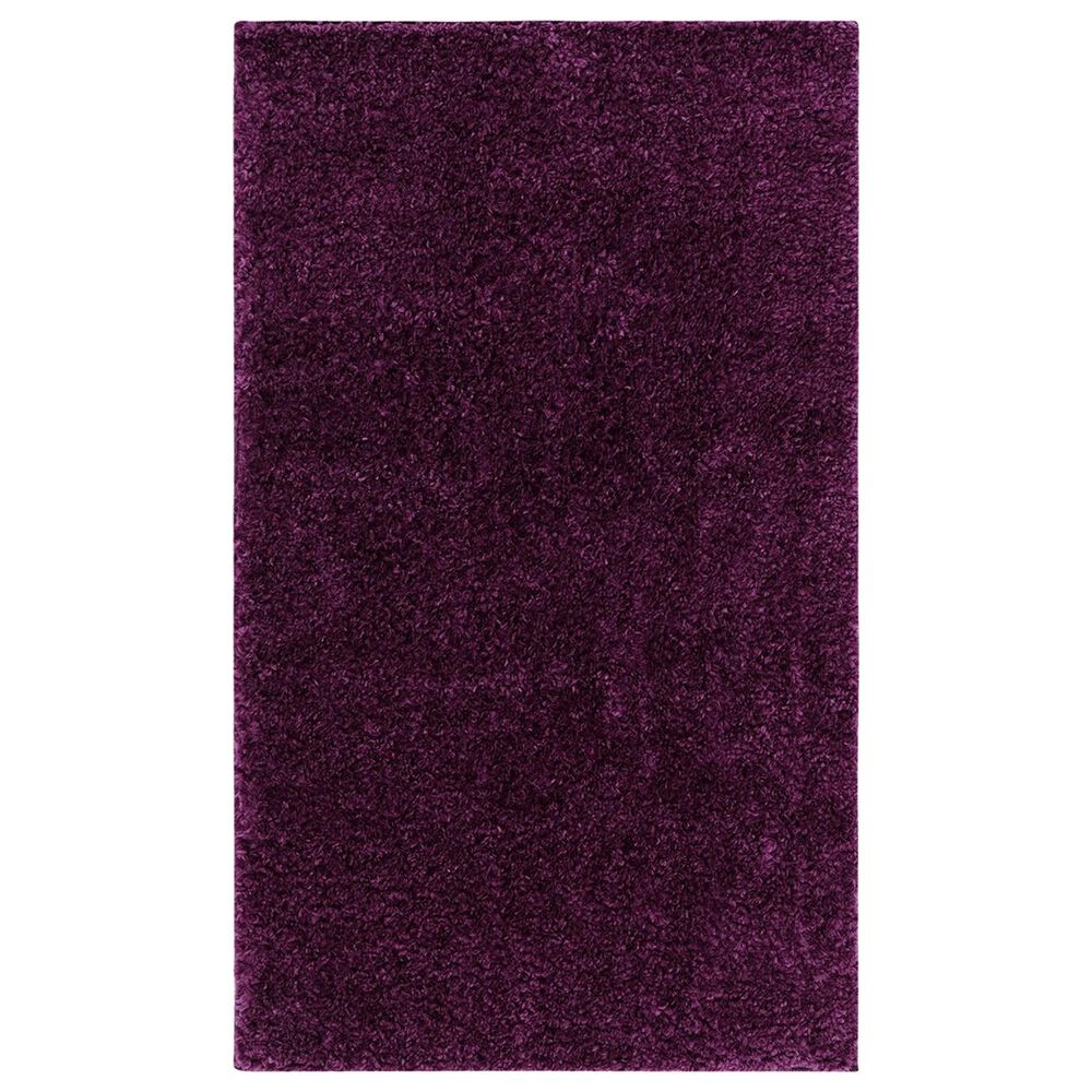 Safavieh August Shag 2"3" x 4" Purple Area Rug, , large