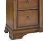 Universal Furniture New Lou 4-Piece Queen Sleigh Bedroom Set in Cognac, , large