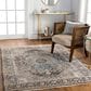 Surya Carlisle Oriental 5"3" x 7"9" Dusty Pink, Sage, Denim, Medium Brown and Dark Brown Area Rug, , large