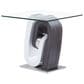 Global Furniture USA End Table in White and Grey, , large