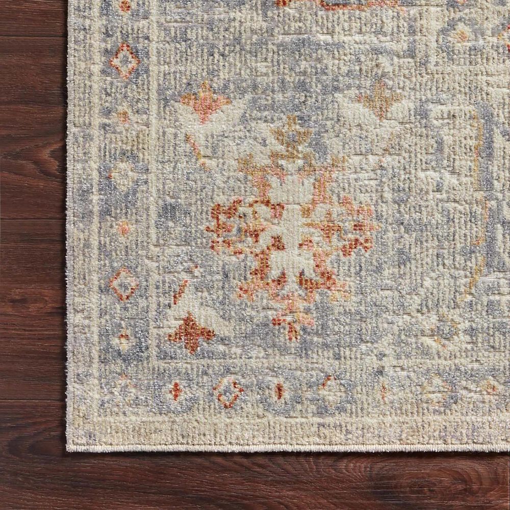 Chris Loves Julia x Loloi Rosemarie 2&#39;7&quot; x 4&#39; Oatmeal and Lavender Area Rug, , large