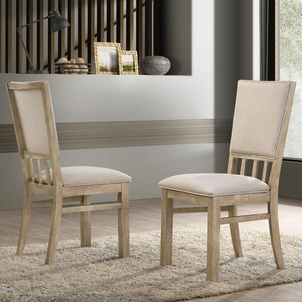 HOMLUX Side Chair in Wheat (Set of 2), , large