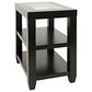 Waltham Urban Icon Chairside Table in Polished Black, , large