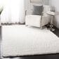 Safavieh August Shag 6"7" x 9" White Area Rug, , large