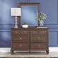 Homestyles Southport Mirror in Distressed Oak, , large