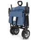 Wonderfold Utility Folding Wagon with Stand in Blue, , large