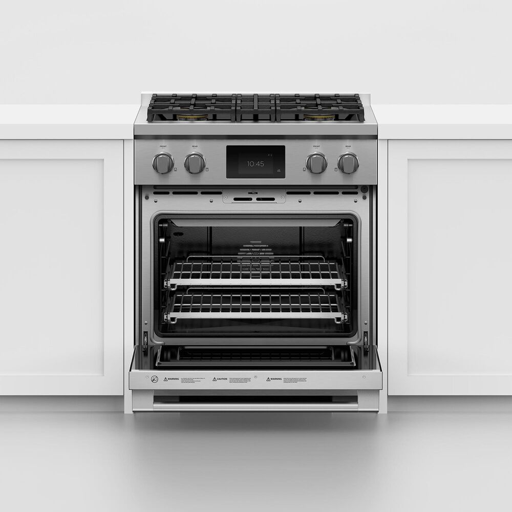 Fisher and Paykel 30" Professional Induction Range in Stainless Steel
