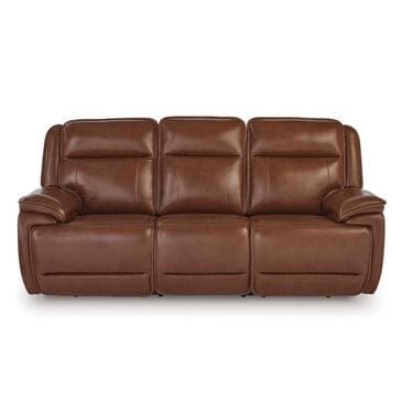 Ashley Healy Pier Power Reclining Sofa in Chocolate, , large
