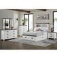 Mayberry Hill Wade 4-Piece Full Storage Bedroom Set in White and Black, , large
