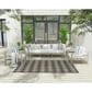 Nourison Positano Geometric Black 5" x 7" Indoor/Outdoor Area Rug, , large