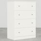 Lemoore Essential 32" 4-Drawer Chest in Rockport White, , large