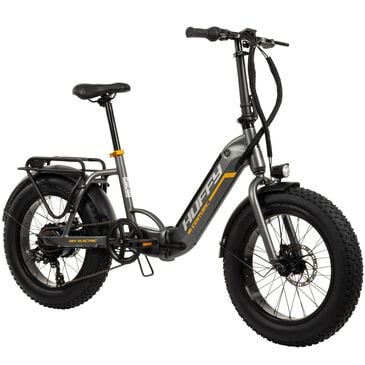 Huffy 20" Centuric Fat Tire 350W Class 2 Folding Step E-Bike in Matte Charcoal, , large
