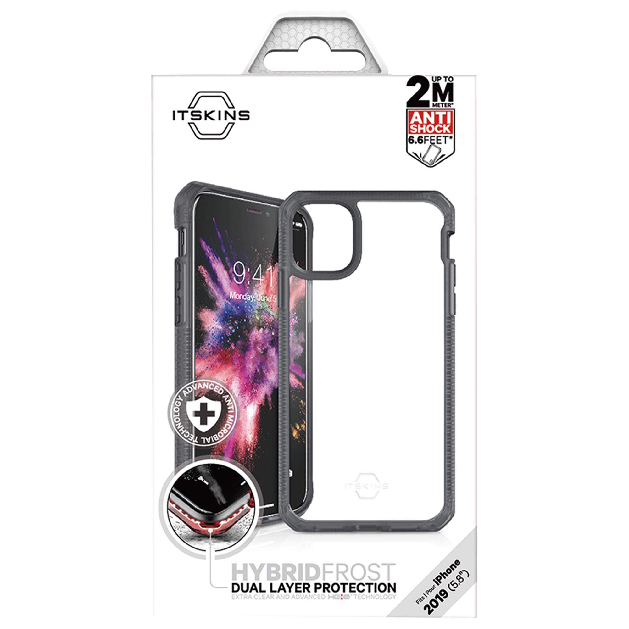 スマートフォン/携帯電話 スマートフォン本体 ITSkins Hybrid Frost MK II Case For Apple iPhone 11 Pro in Black | NFM