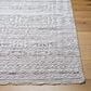 Surya Pompei Gray, White, Dark Brown, Taupe and Light Gray 10" x 14" Area Rug, , large